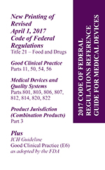 CFR Medical Devices 2017 CFR Medical Devices 2017