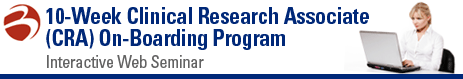 10-Week CRA On-Boarding Logo 10-Week CRA On-Boarding Logo