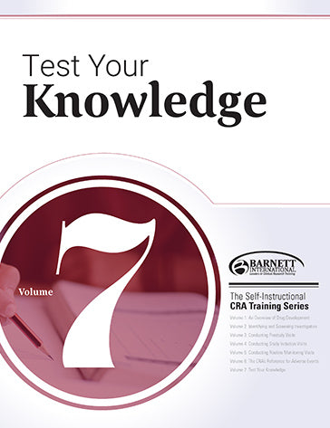 CRA Training Series: Volume 7 - Test Your CRA Knowledge (2018)