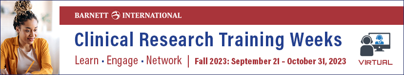 training-week-header Clinical Research Training Weeks March 1 – March 30