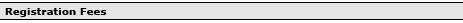 Registration Fees Registration Fees